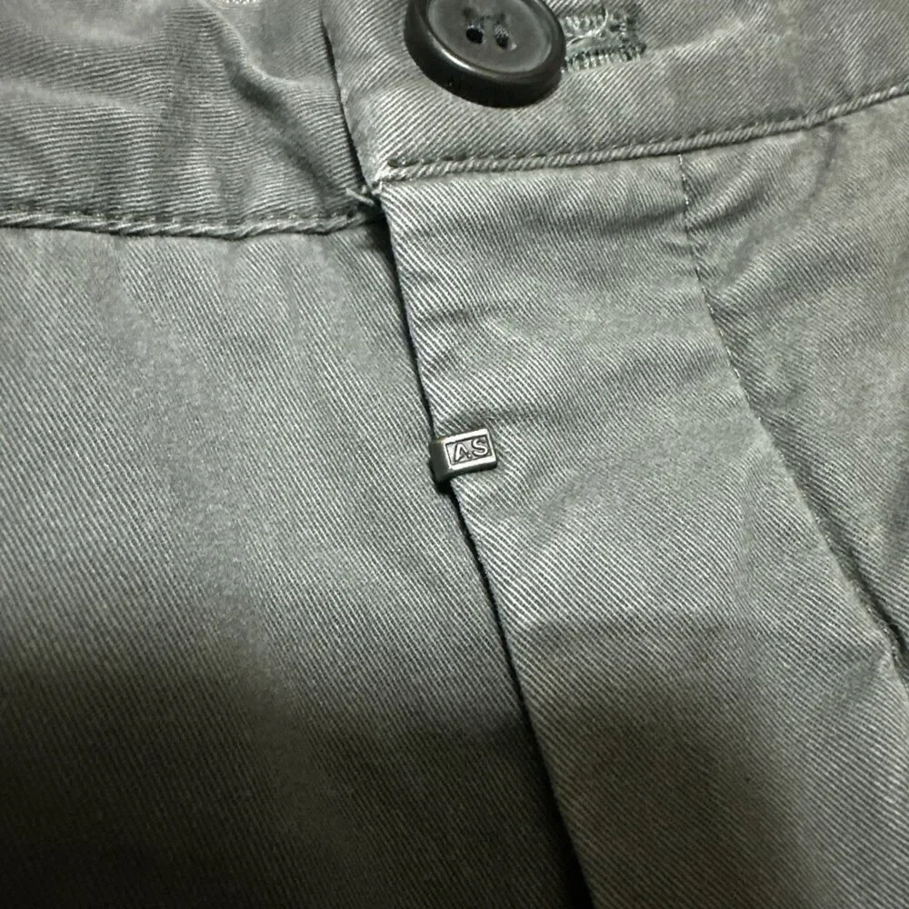 Mens All Saints Pipe Chino Trousers Size 30 Gray